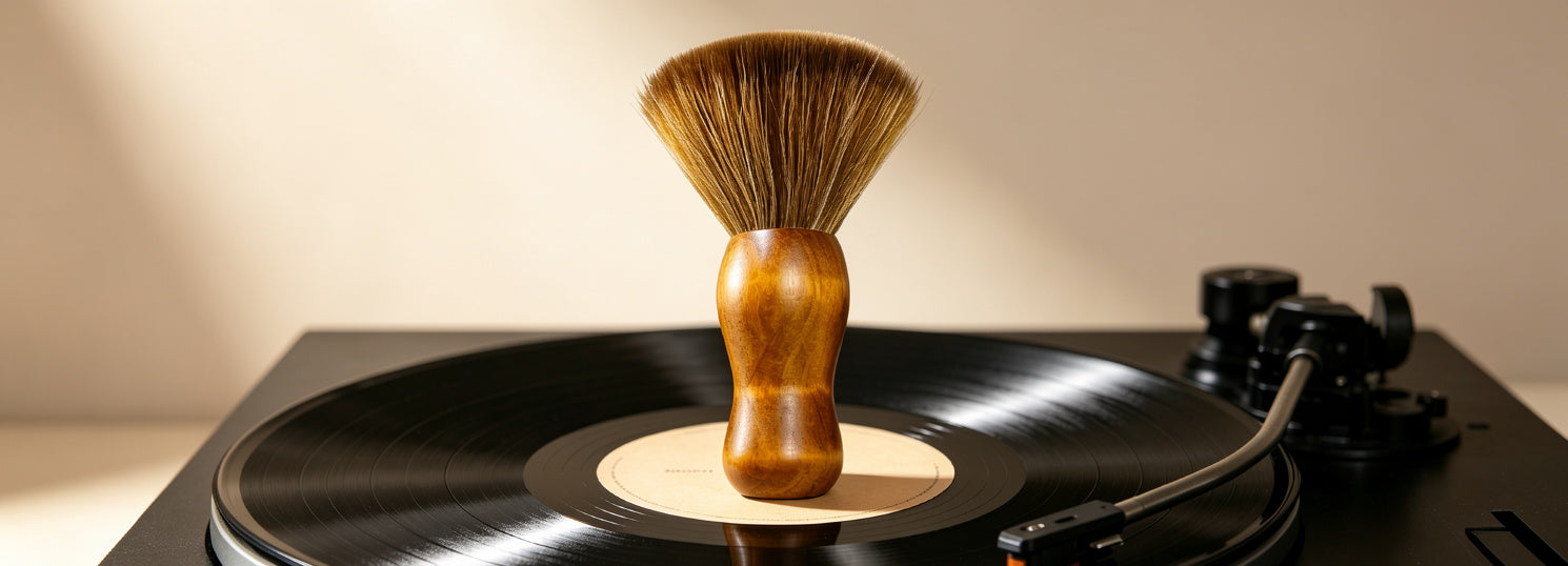 AUDURA vinyl cleaning brush for better listening