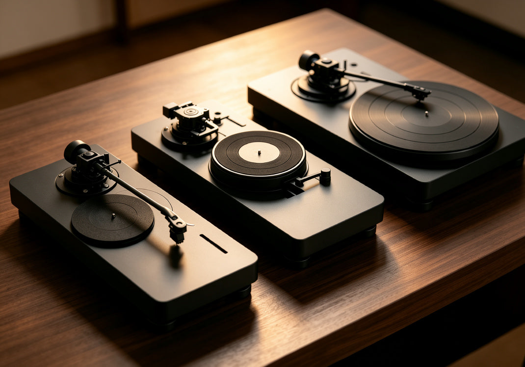 AUDURA turntable upgrades compatible with a wide range of vinyl systems