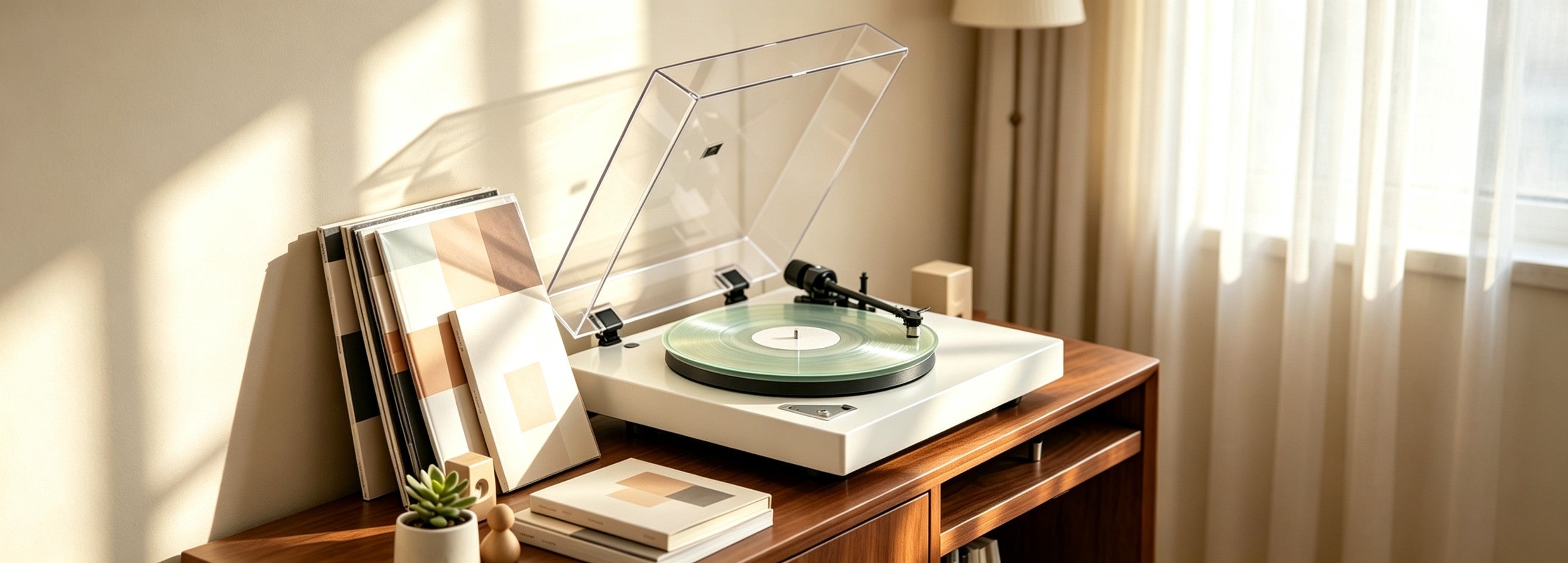 AUDURA turntable customer care listening experience in modern home audio setup