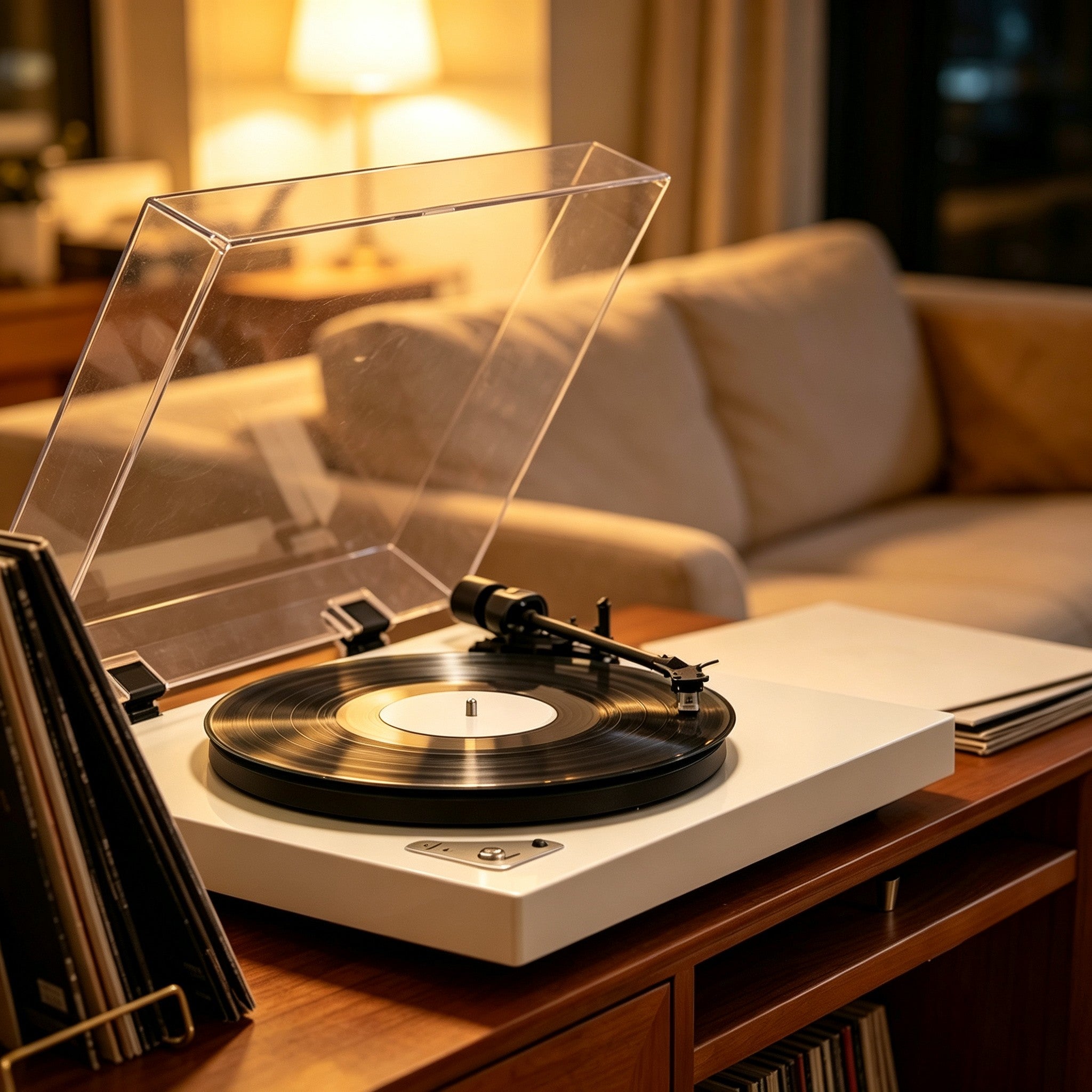 AUDURA vinyl listening evening at home