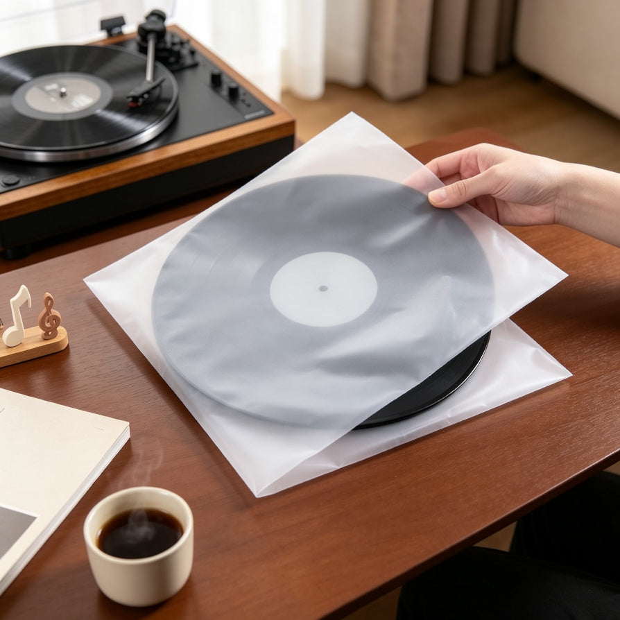 AUDURA vinyl inner sleeves for everyday music listening and record care