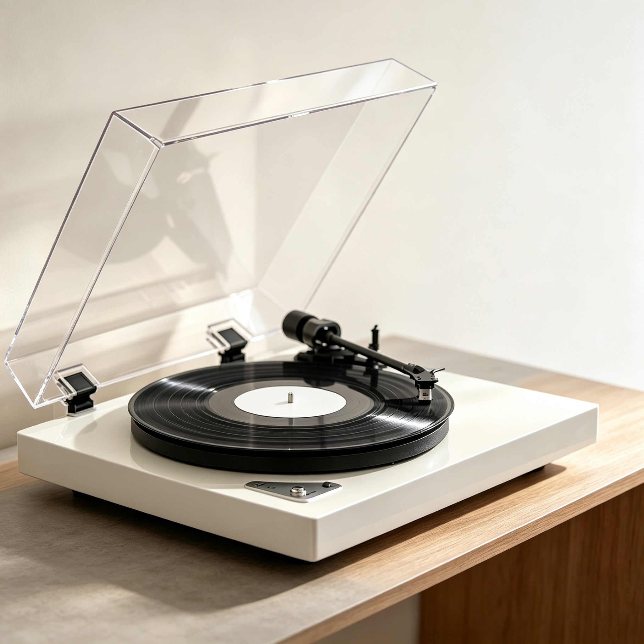 AUDURA minimalist turntable design