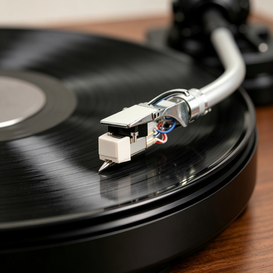 AUDURA MM cartridge upgrade designed for improved tracking accuracy and vinyl detail retrieval