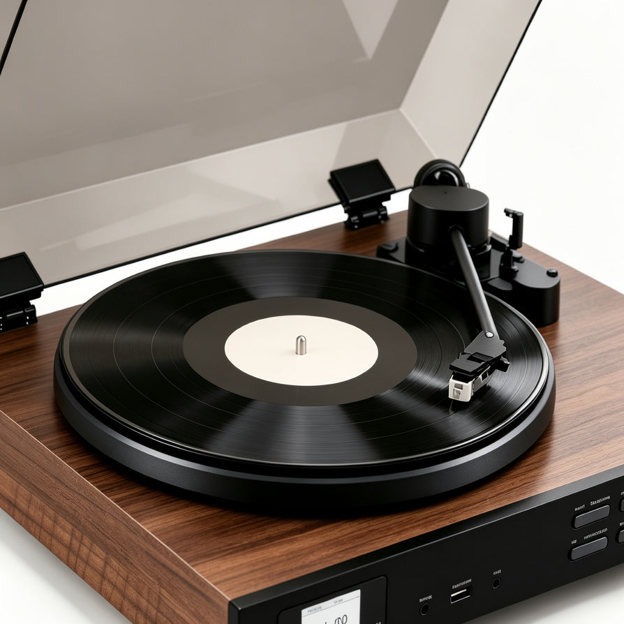 AUDURA One belt-drive turntable mechanism and platter