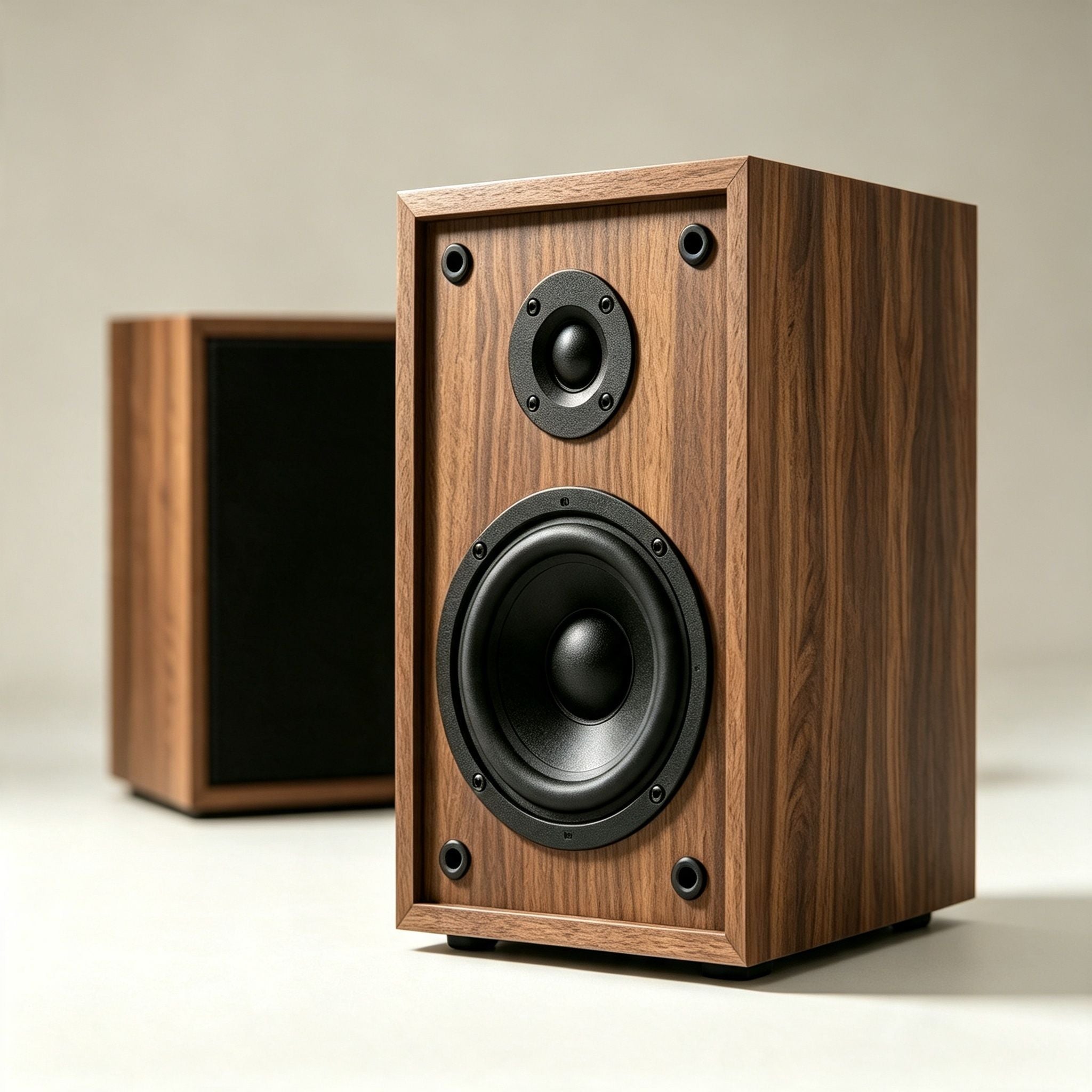 AUDURA One dedicated stereo bookshelf speaker with full-range driver and tweeter