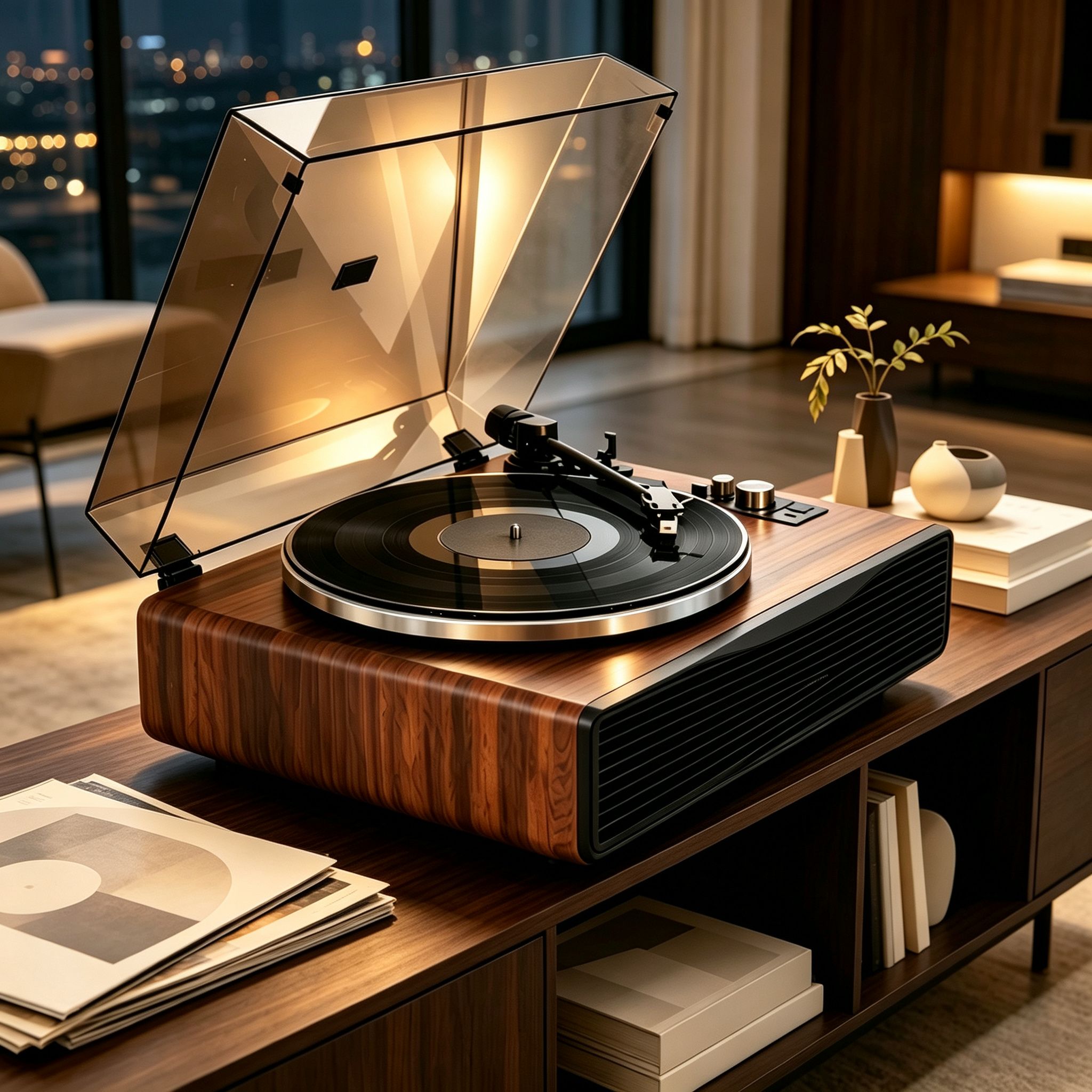 AUDURA Play modern vinyl listening space