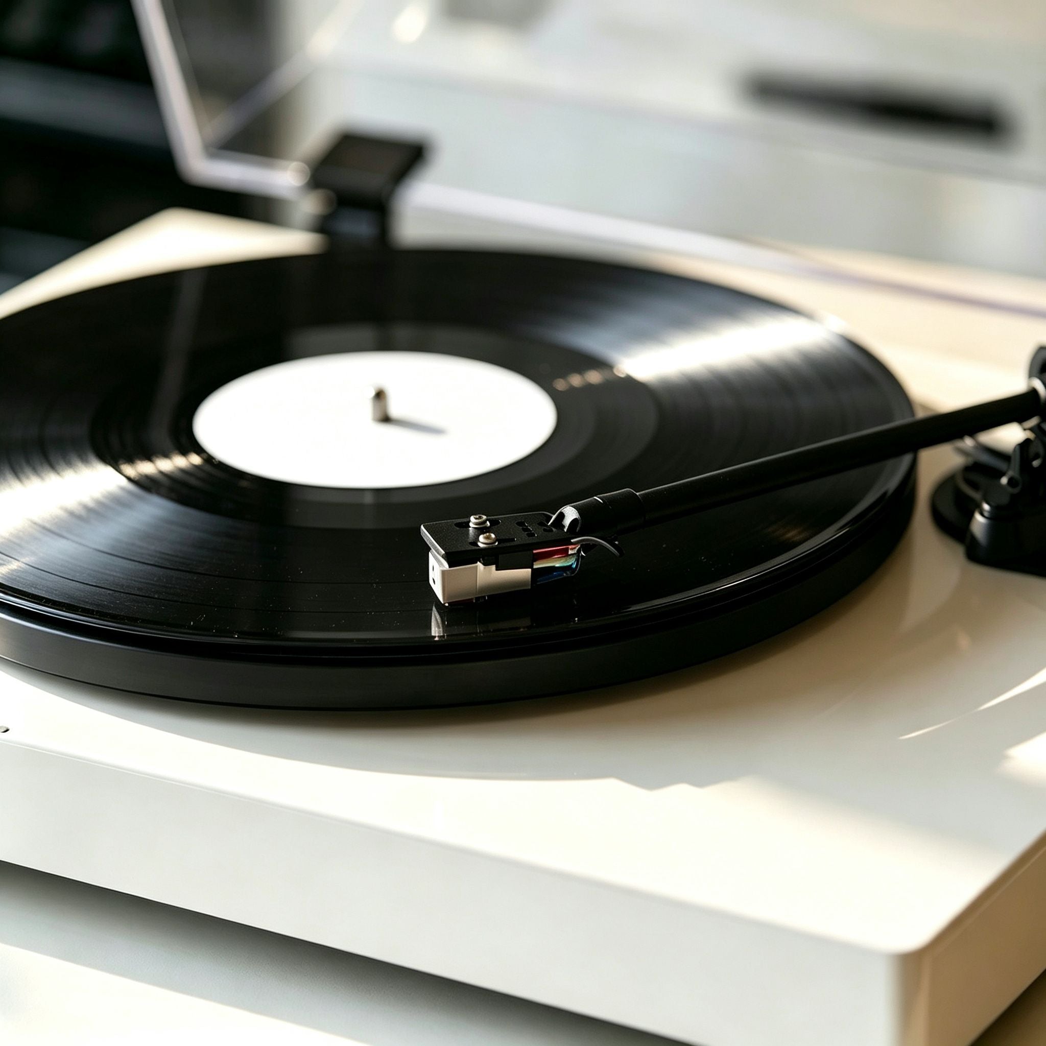 AUDURA Pure piano-finish plinth and minimalist turntable design