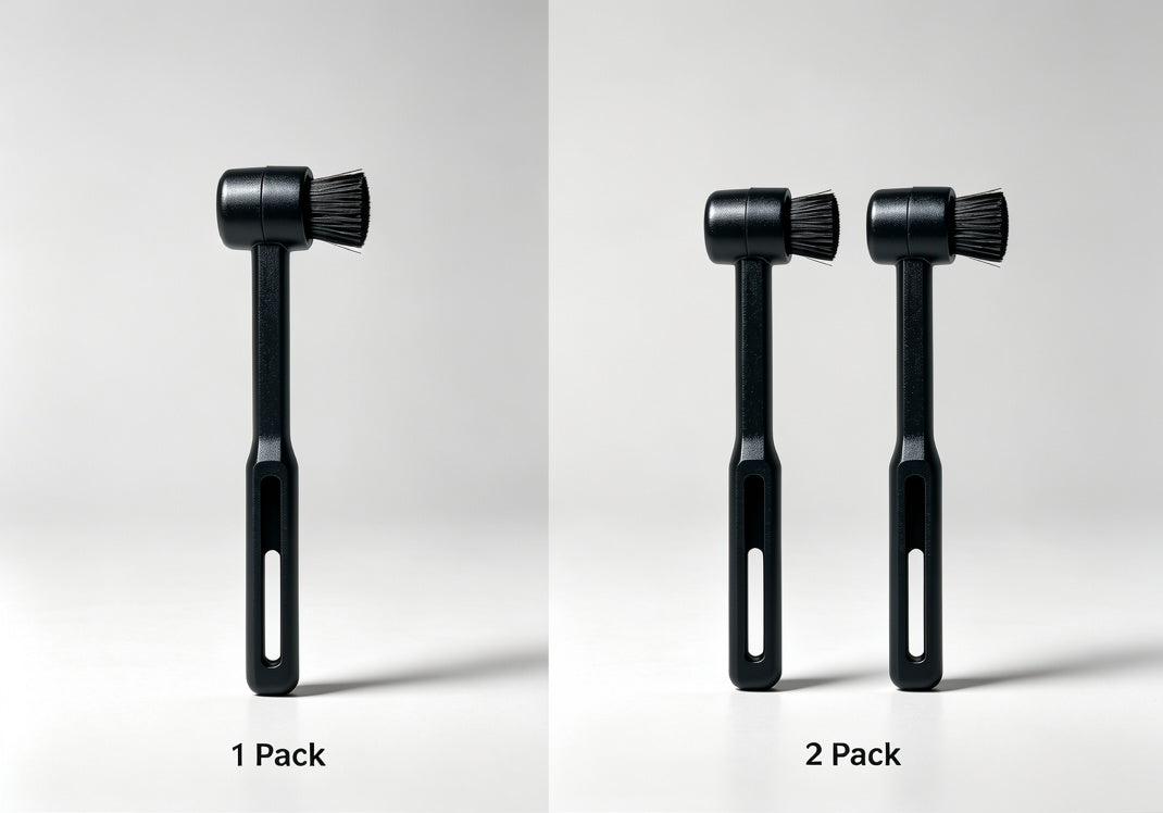 AUDURA stylus cleaning brush available in 1 pack and 2 pack options