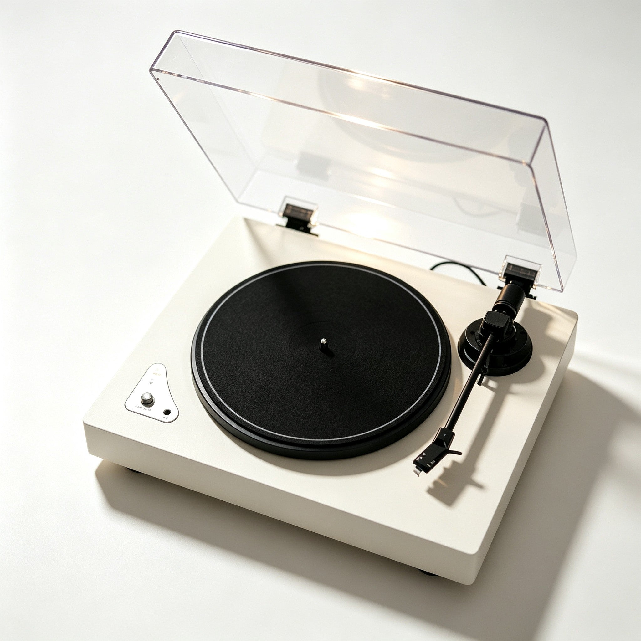 AUDURA turntable natural material design detail