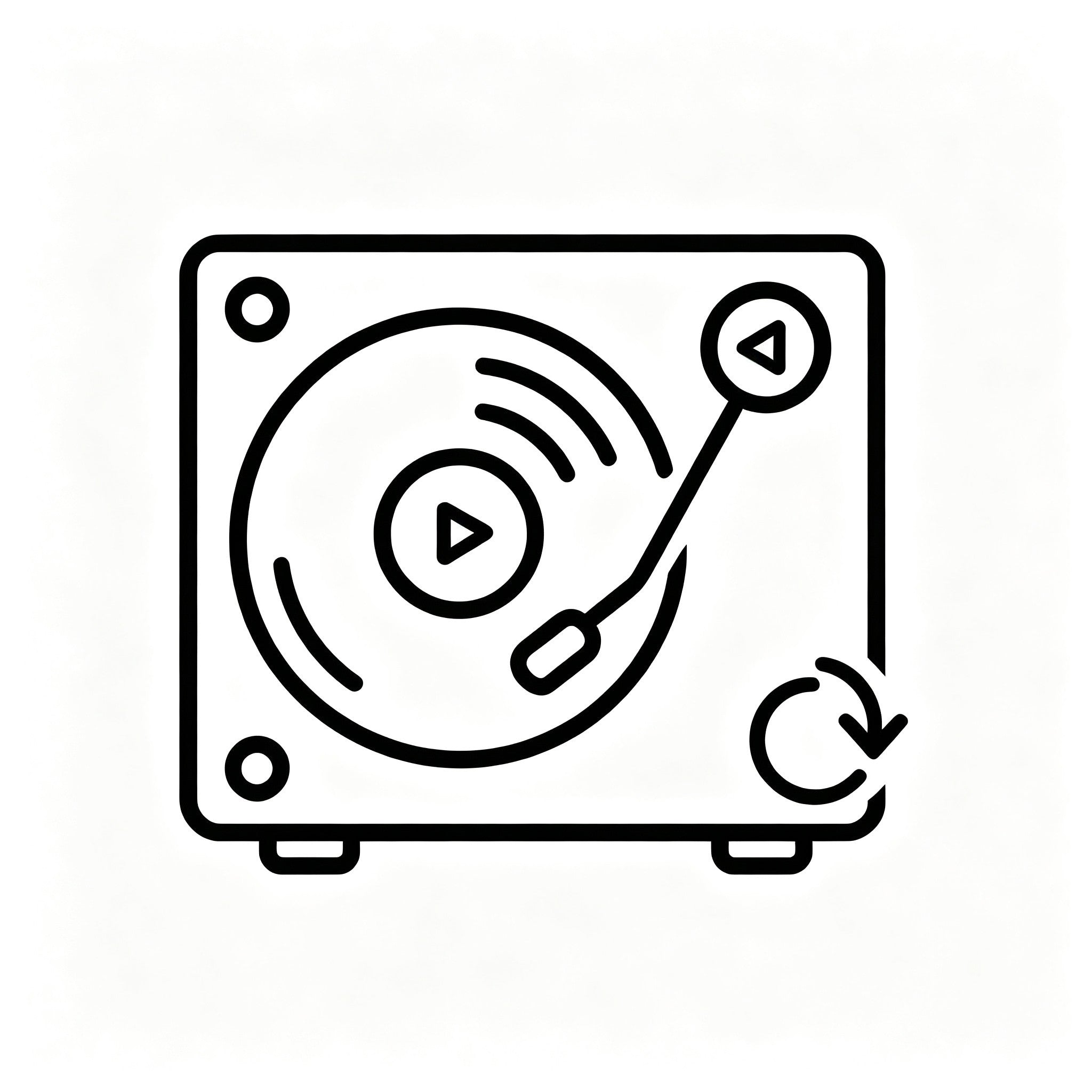 AUDURA turntable playback troubleshooting for no sound, skipping records, and audio issues