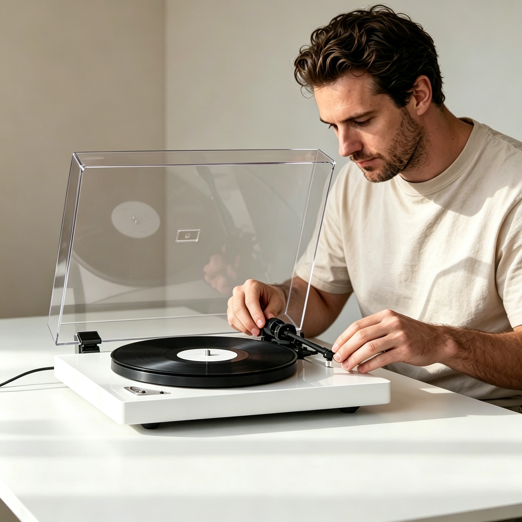 AUDURA turntable troubleshooting and audio connection guide
