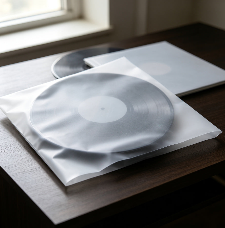 AUDURA inner sleeves providing vinyl surface protection against dust and static