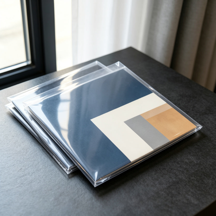 AUDURA outer sleeves protecting vinyl album artwork from scratches and wear