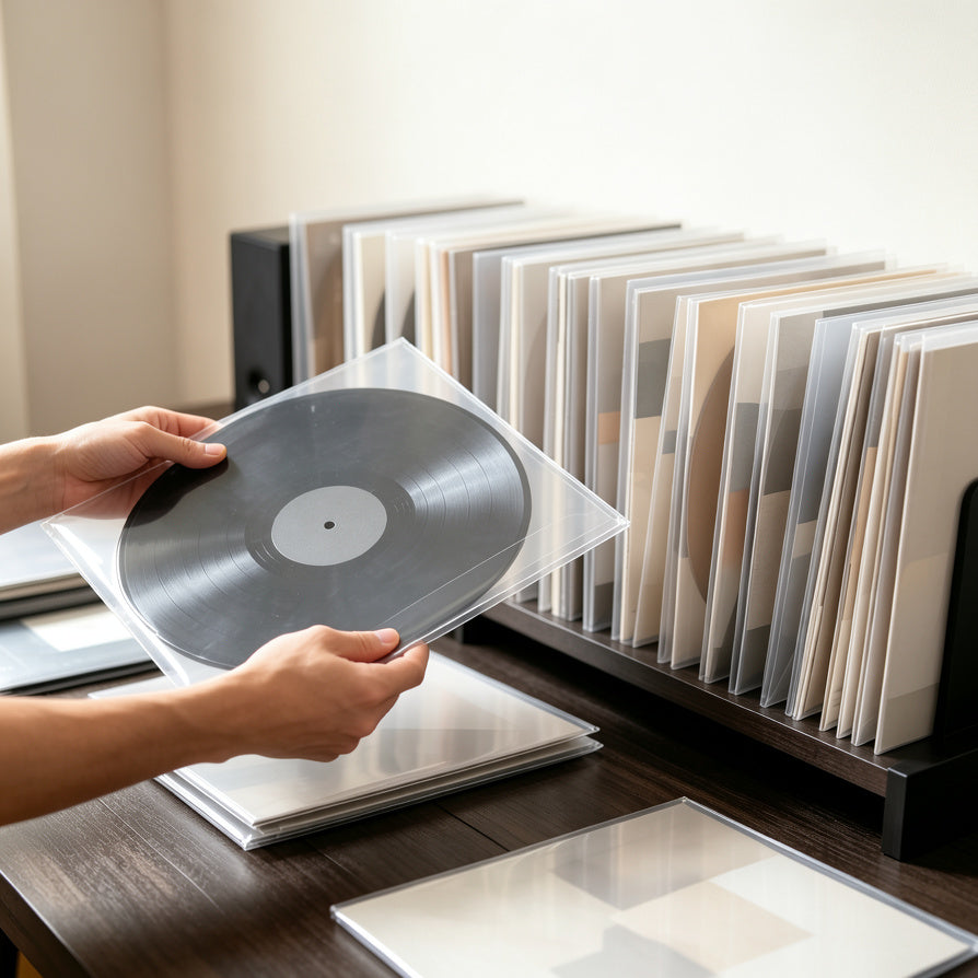 AUDURA collector-friendly vinyl record protection design for easy handling and everyday care