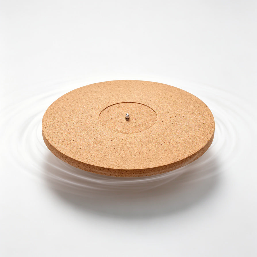 AUDURA cork turntable mat vibration damping material design