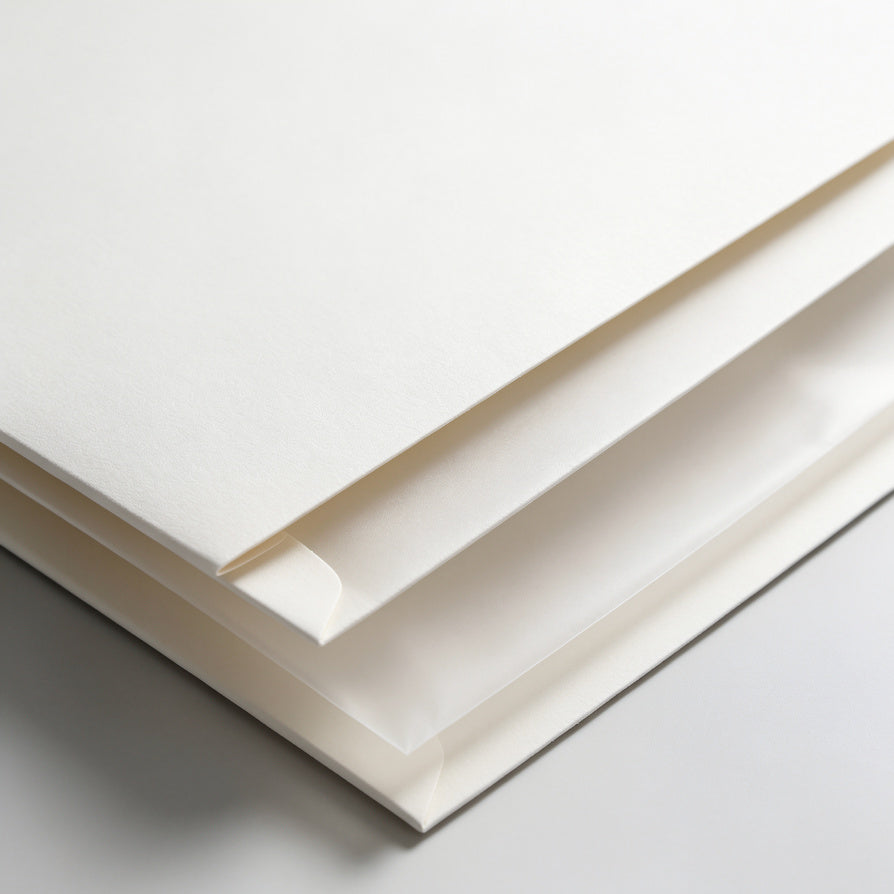 AUDURA double layer paper vinyl record inner sleeve material detail