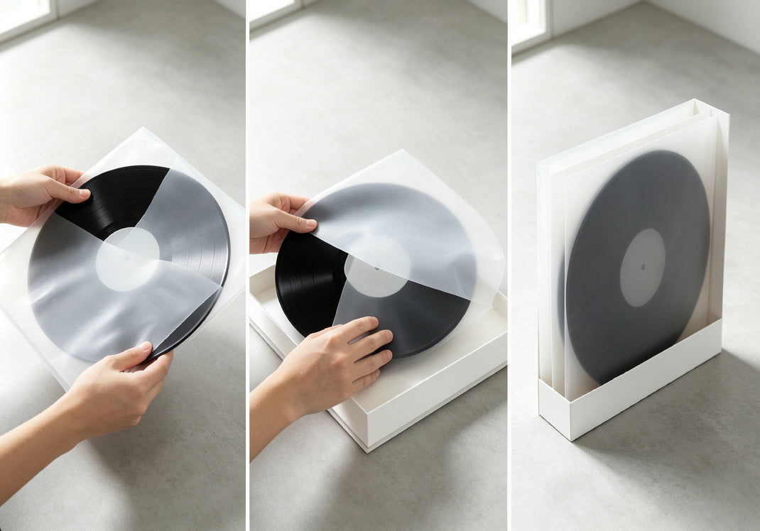 How to use AUDURA anti static vinyl record inner sleeves