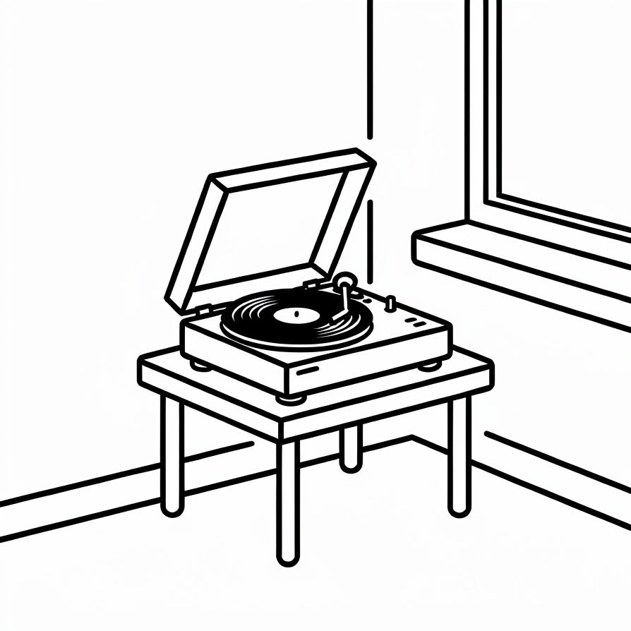 AUDURA modern vinyl player design for contemporary homes