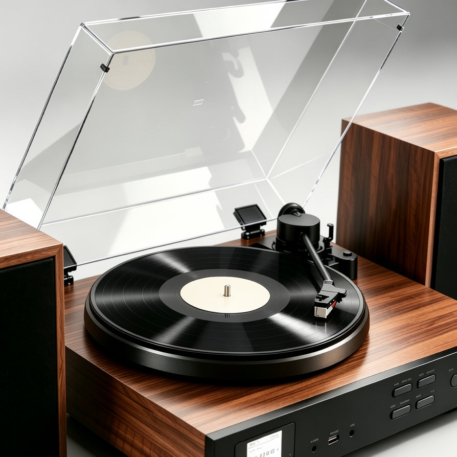 AUDURA One turntable with auto-stop playback function