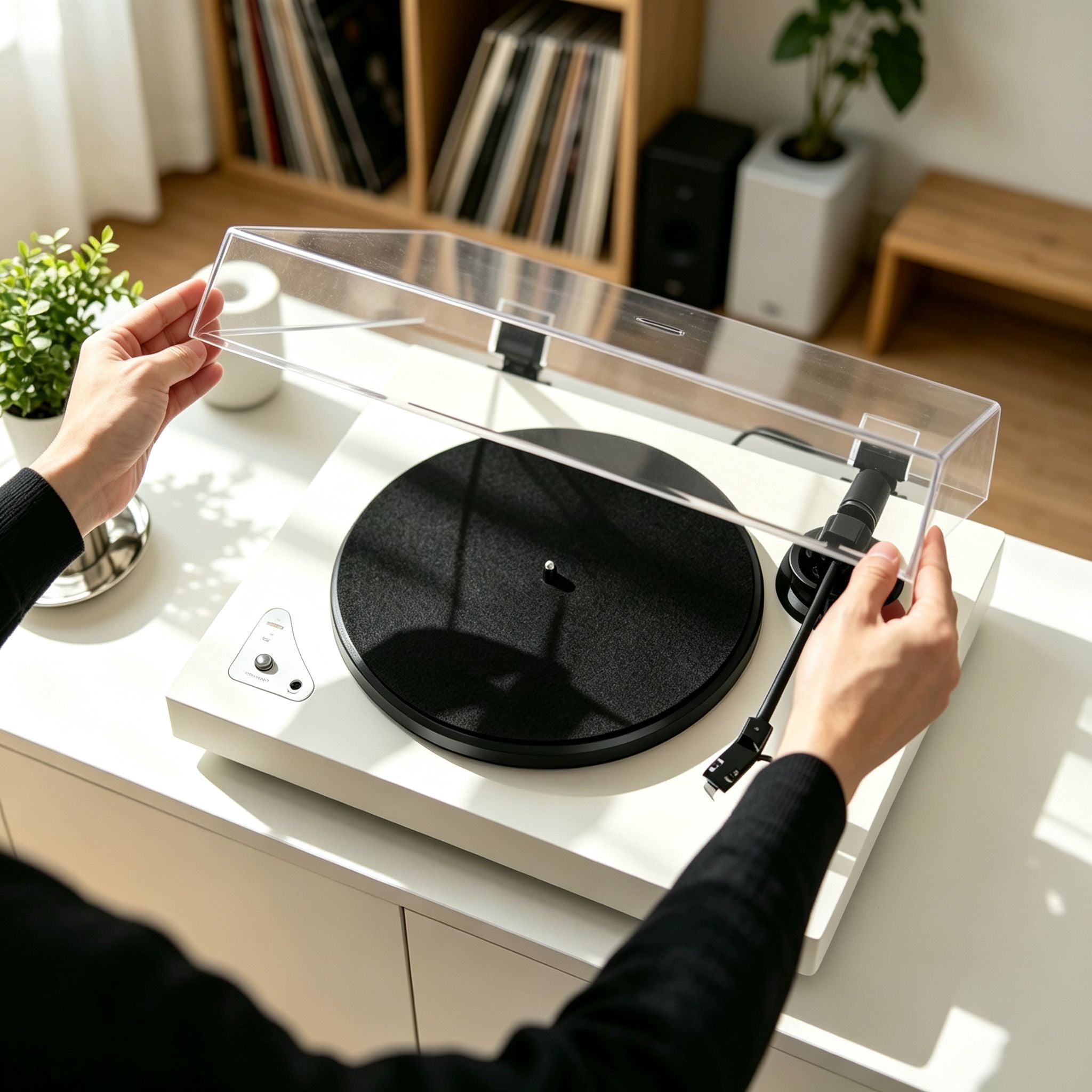 AUDURA Pure easy setup with platter and belt installation
