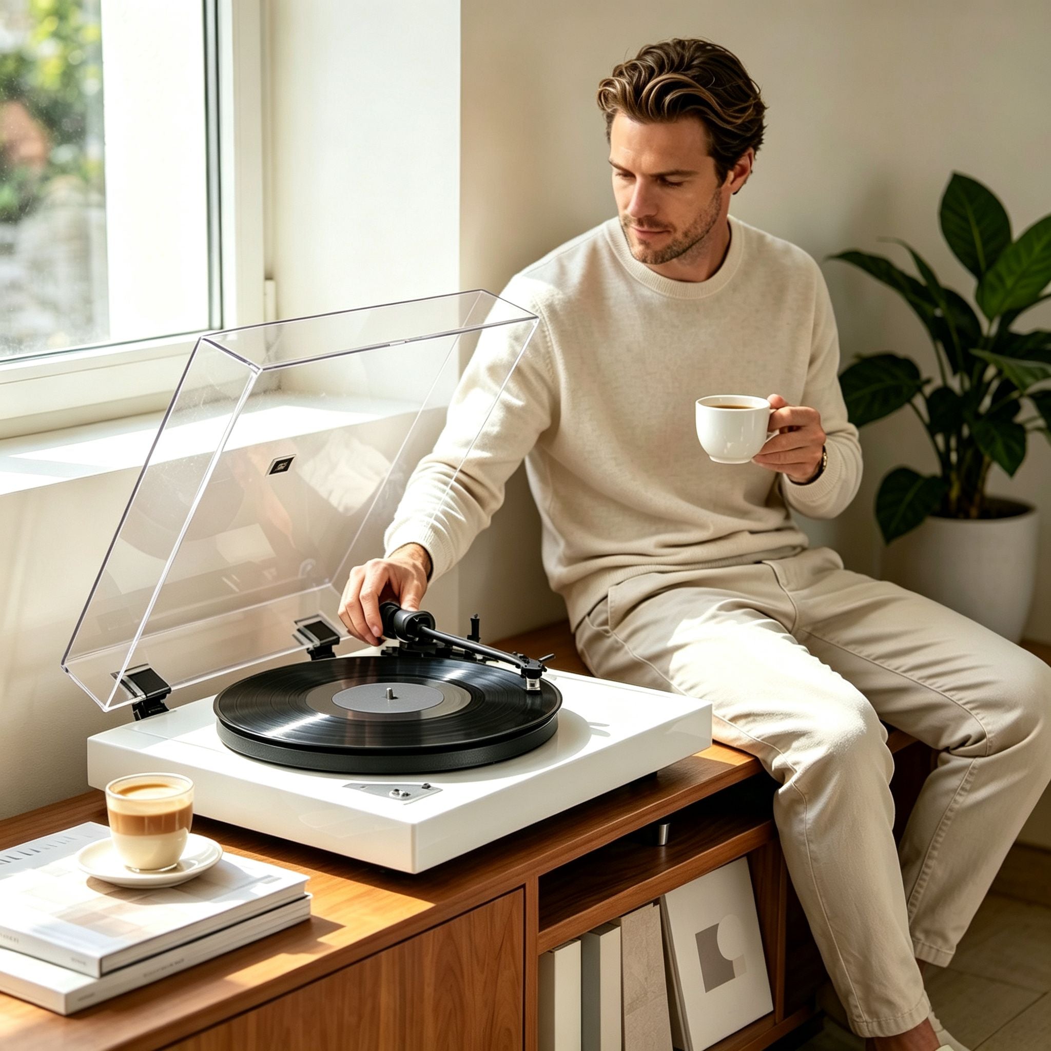 AUDURA Pure slow morning vinyl listening moment