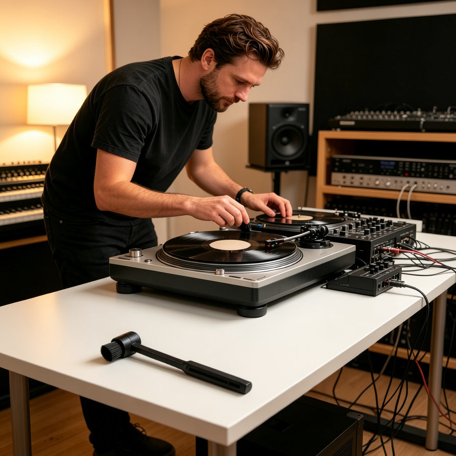 AUDURA stylus cleaner for DJs and Hi-Fi users who need frequent turntable maintenance