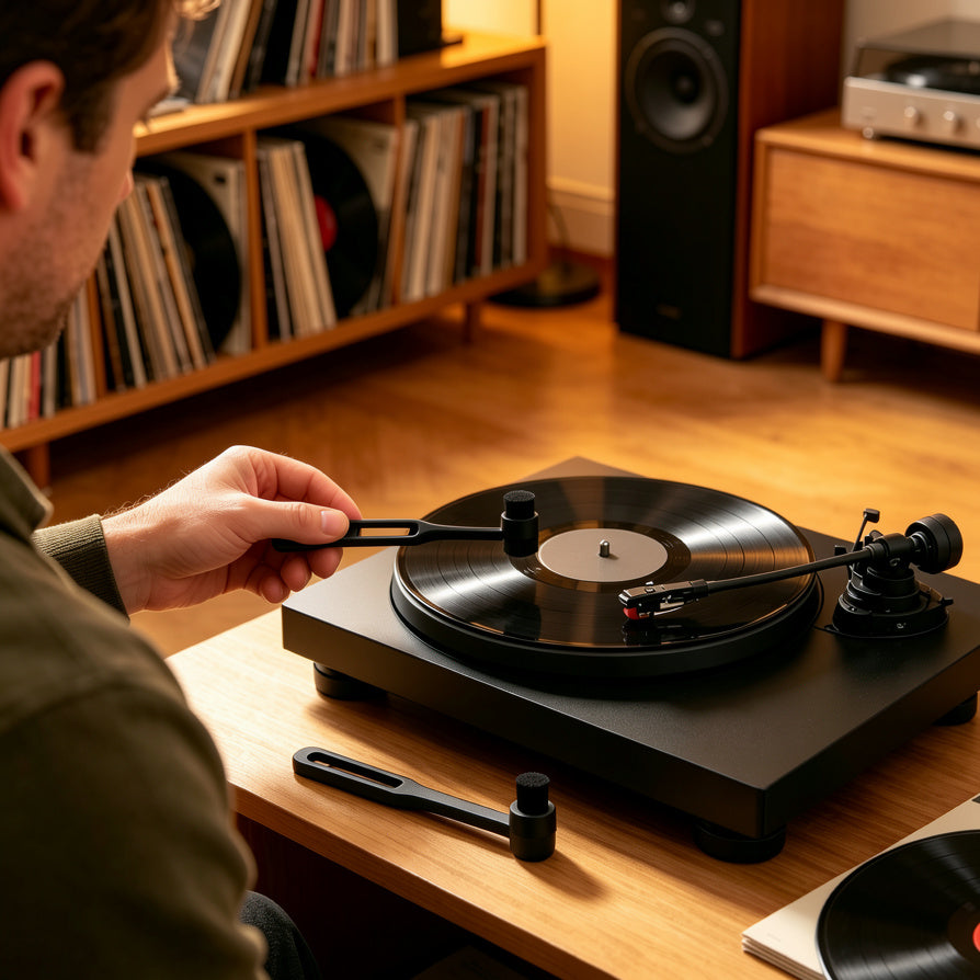 AUDURA stylus cleaner helps maintain consistent playback performance for vinyl records