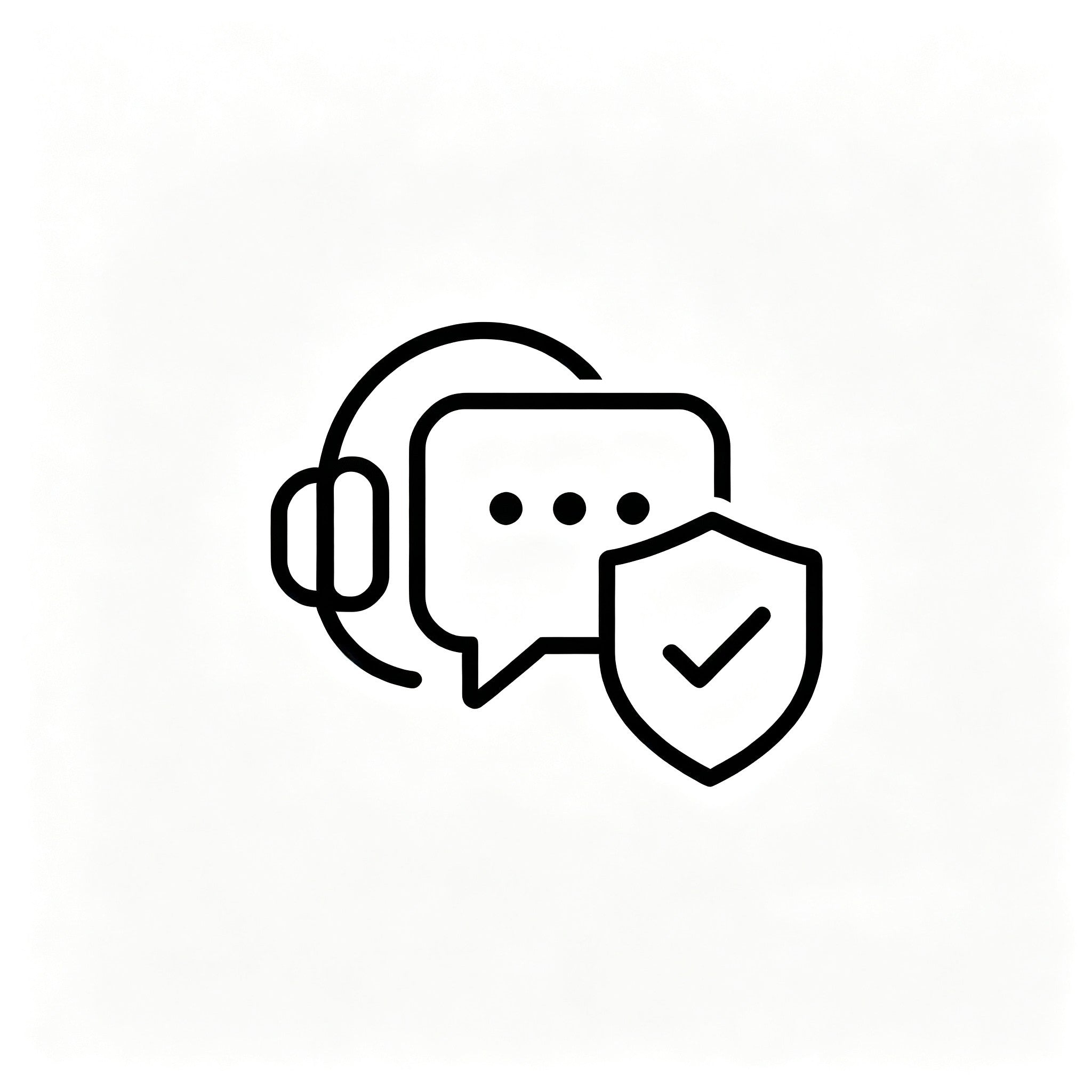 AUDURA Support Beyond Purchase icon representing customer care and service