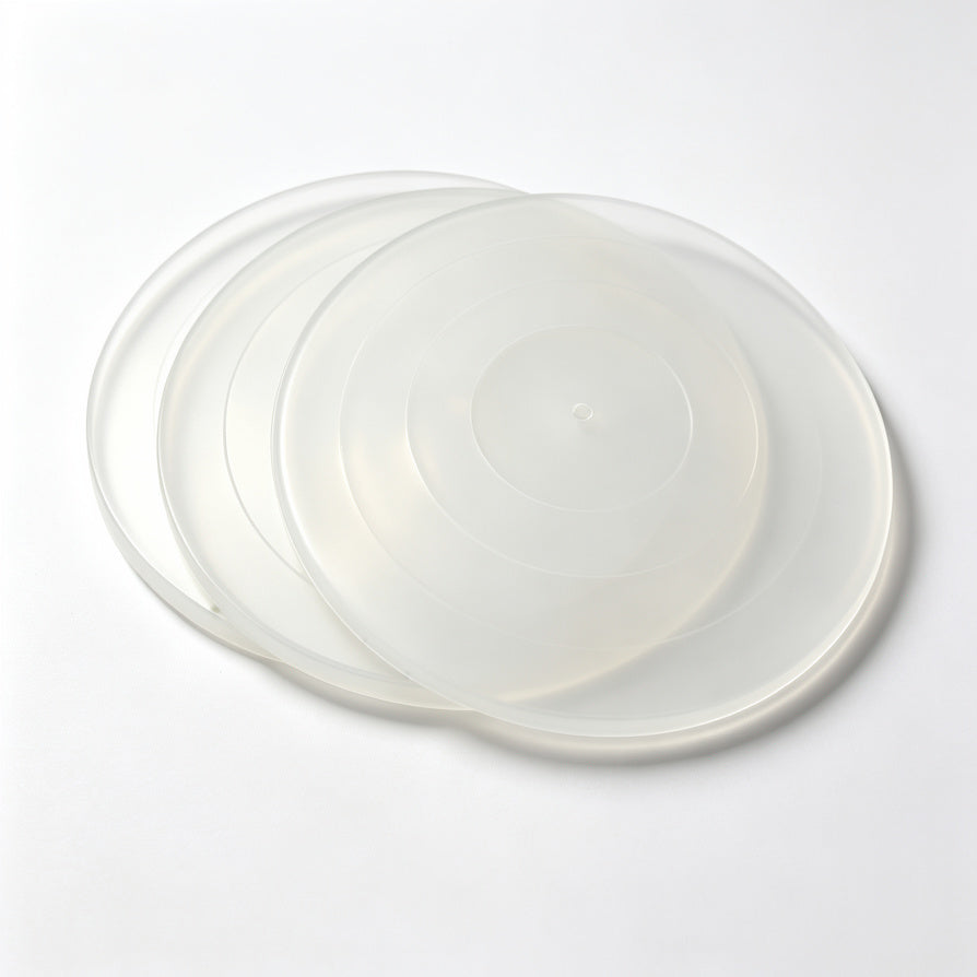 AUDURA transparent silicone turntable mat clear minimalist design