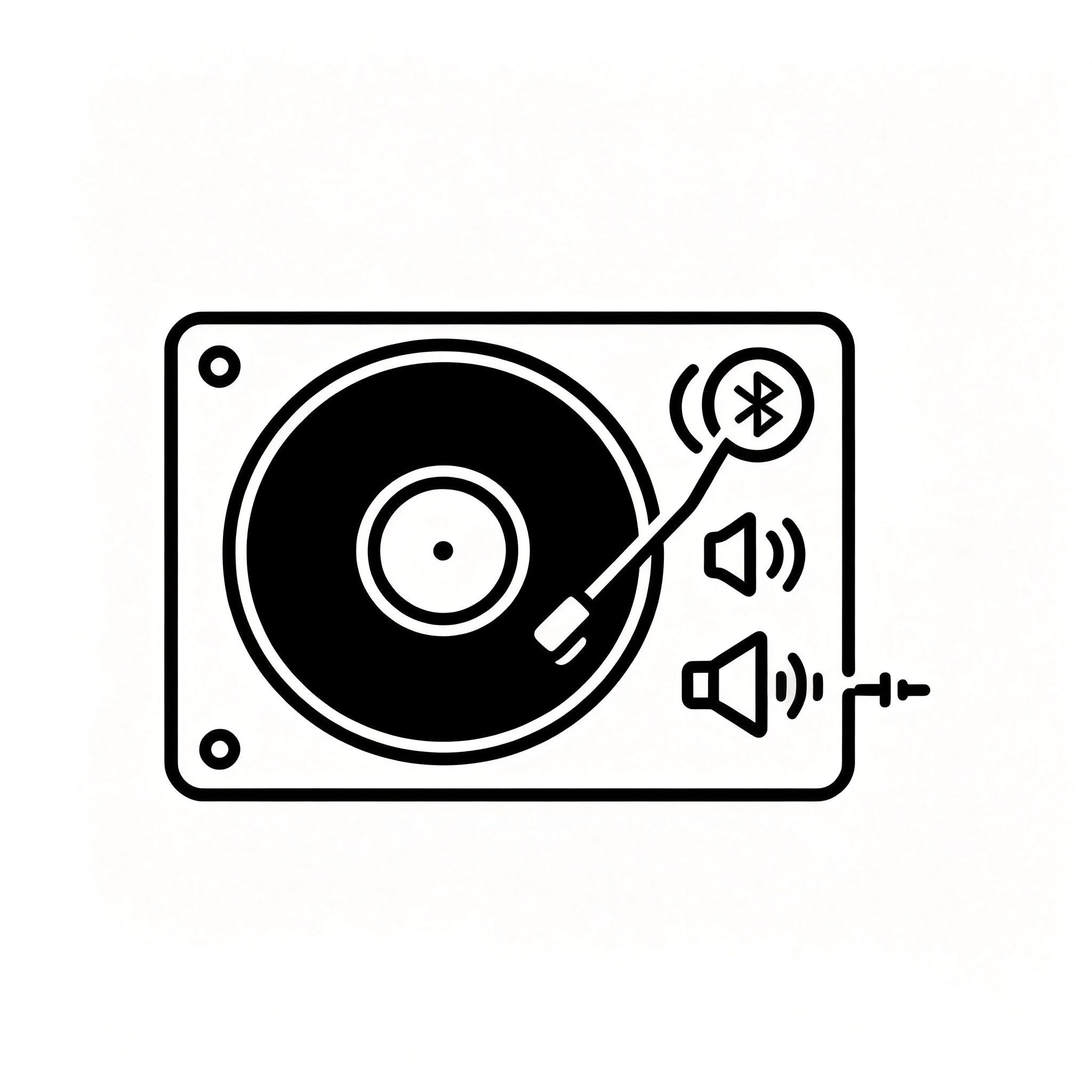 AUDURA turntable Bluetooth no sound troubleshooting icon