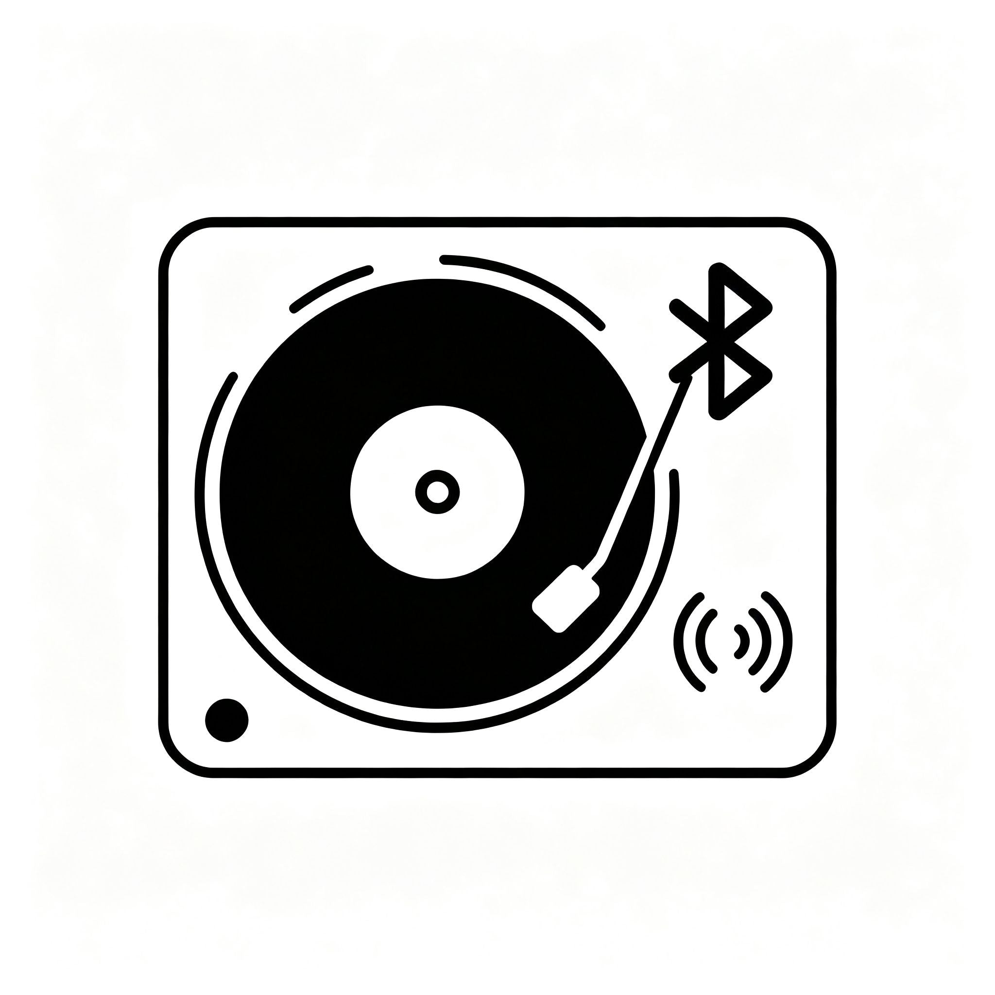 AUDURA turntable Bluetooth pairing and connection troubleshooting icon