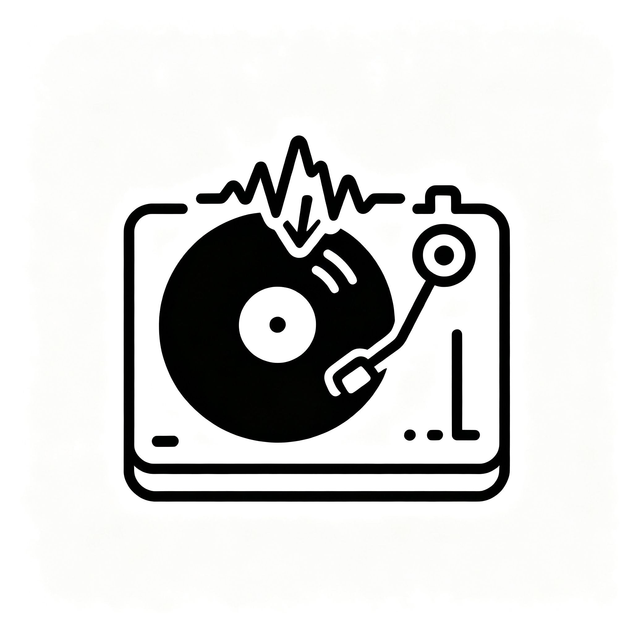 AUDURA turntable distorted sound troubleshooting icon