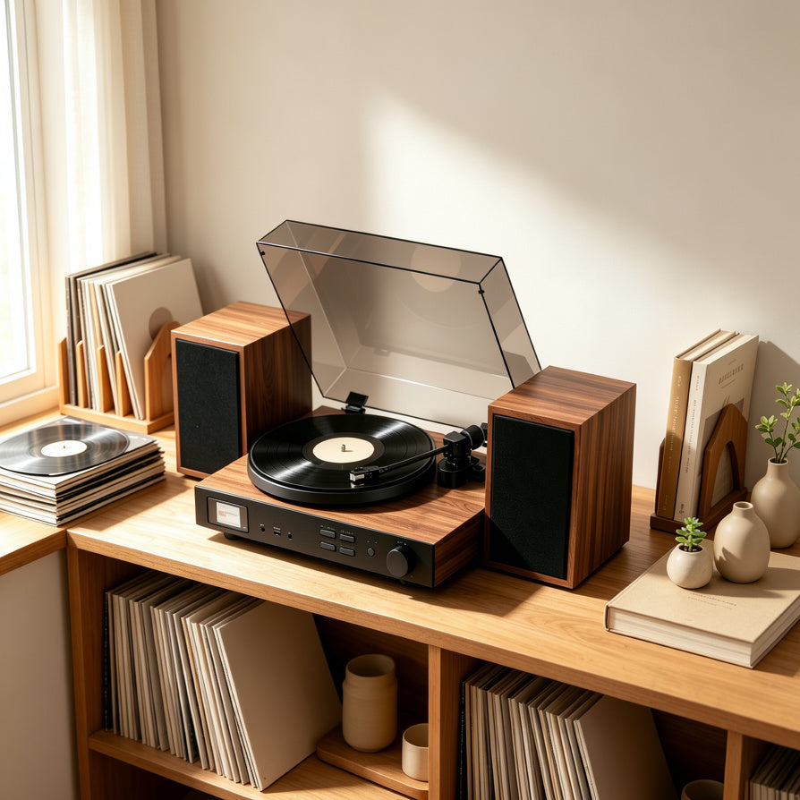 AUDURA turntable designed for long-term listening with reliable craftsmanship and premium materials