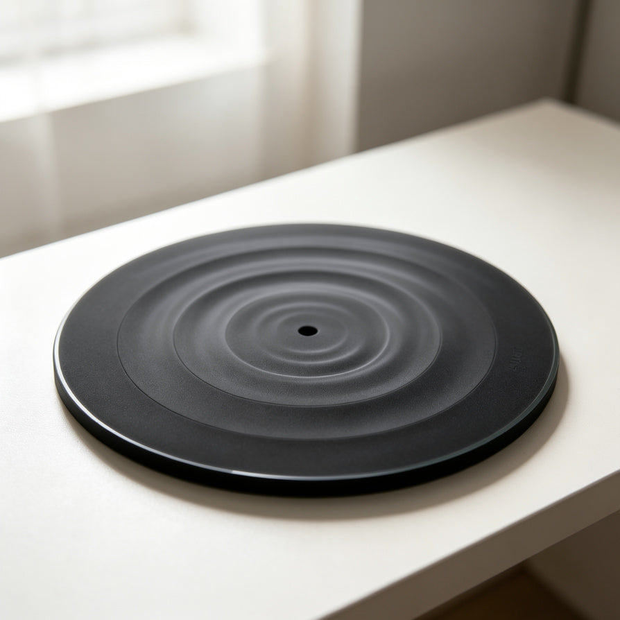 AUDURA silicone turntable mat reduces vibration and resonance