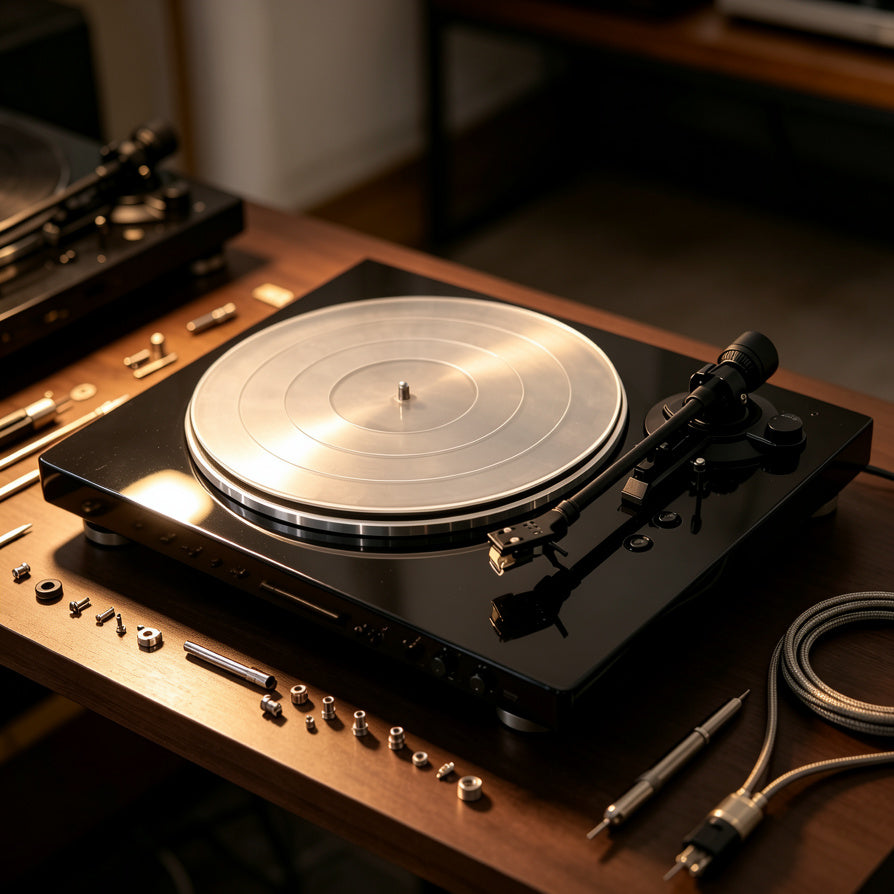 AUDURA turntable upgrades designed to enhance analog listening performance