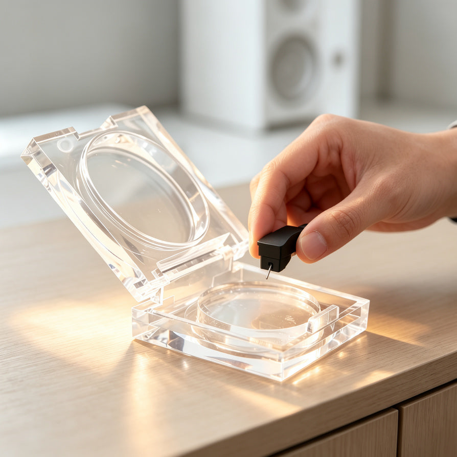 AUDURA vinyl audio care accessory for daily stylus maintenance