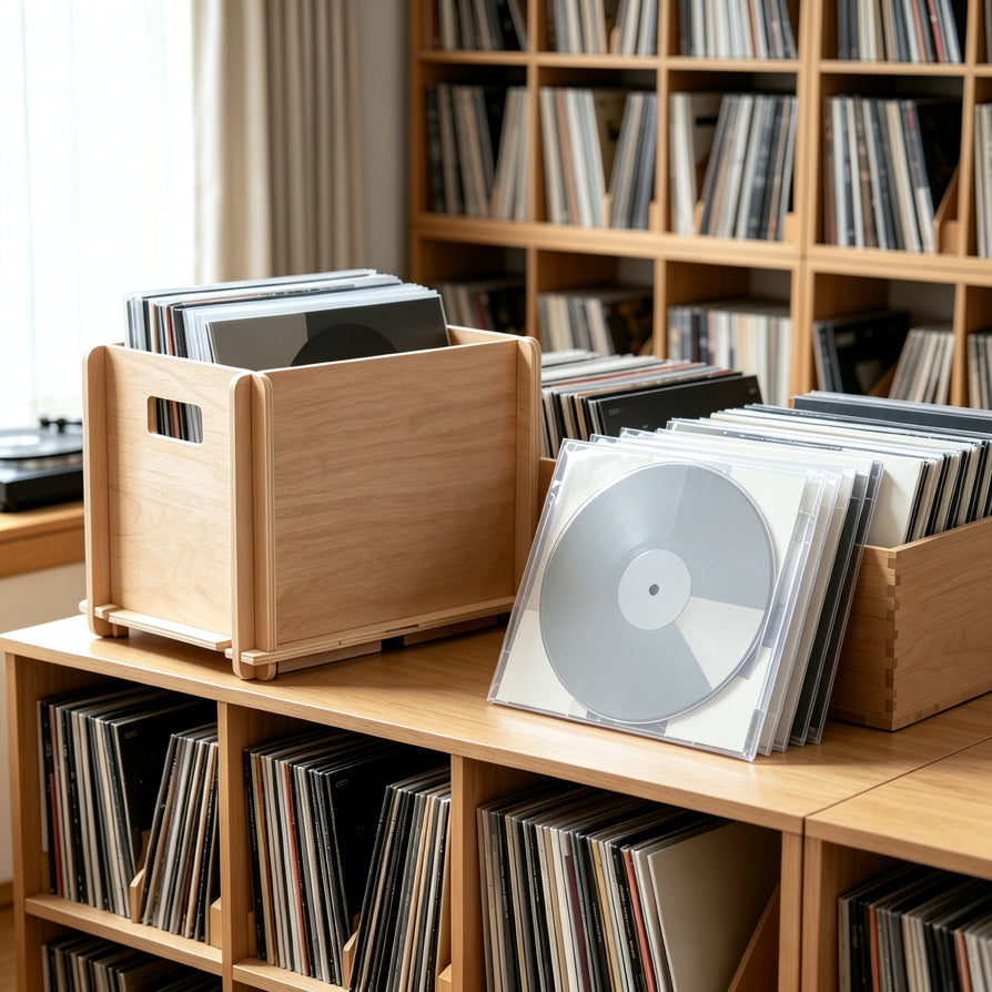 AUDURA vinyl record storage and organization solutions for collectors protecting their collections