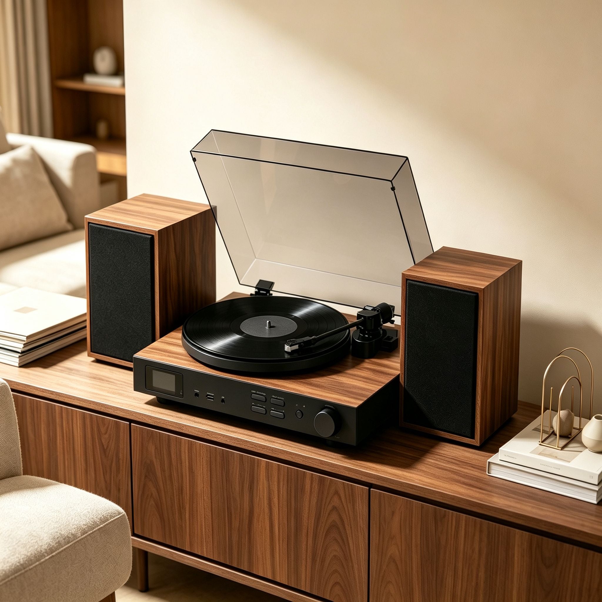 AUDURA One vinyl system in a modern living space