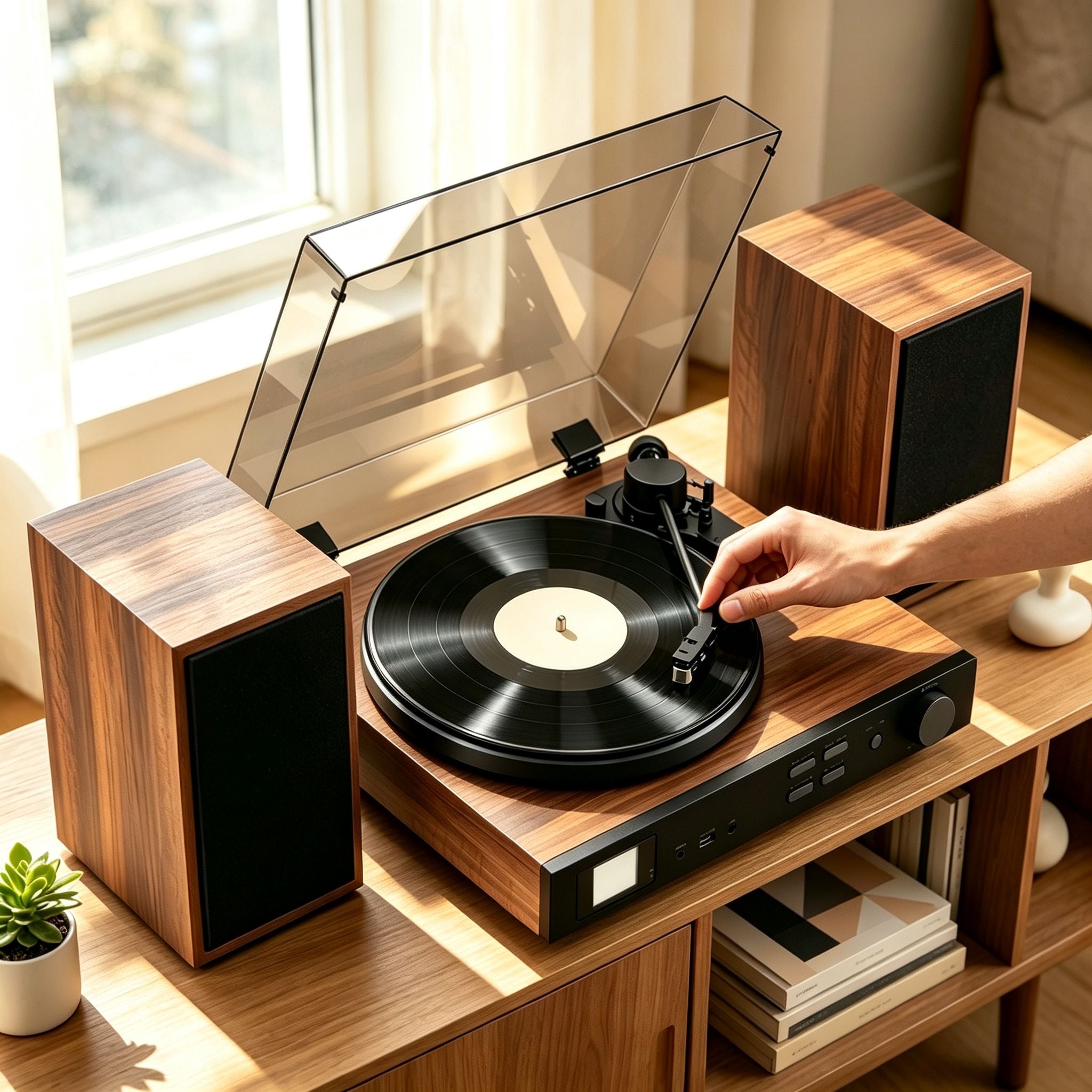 AUDURA turntable setup guide for home vinyl listening system