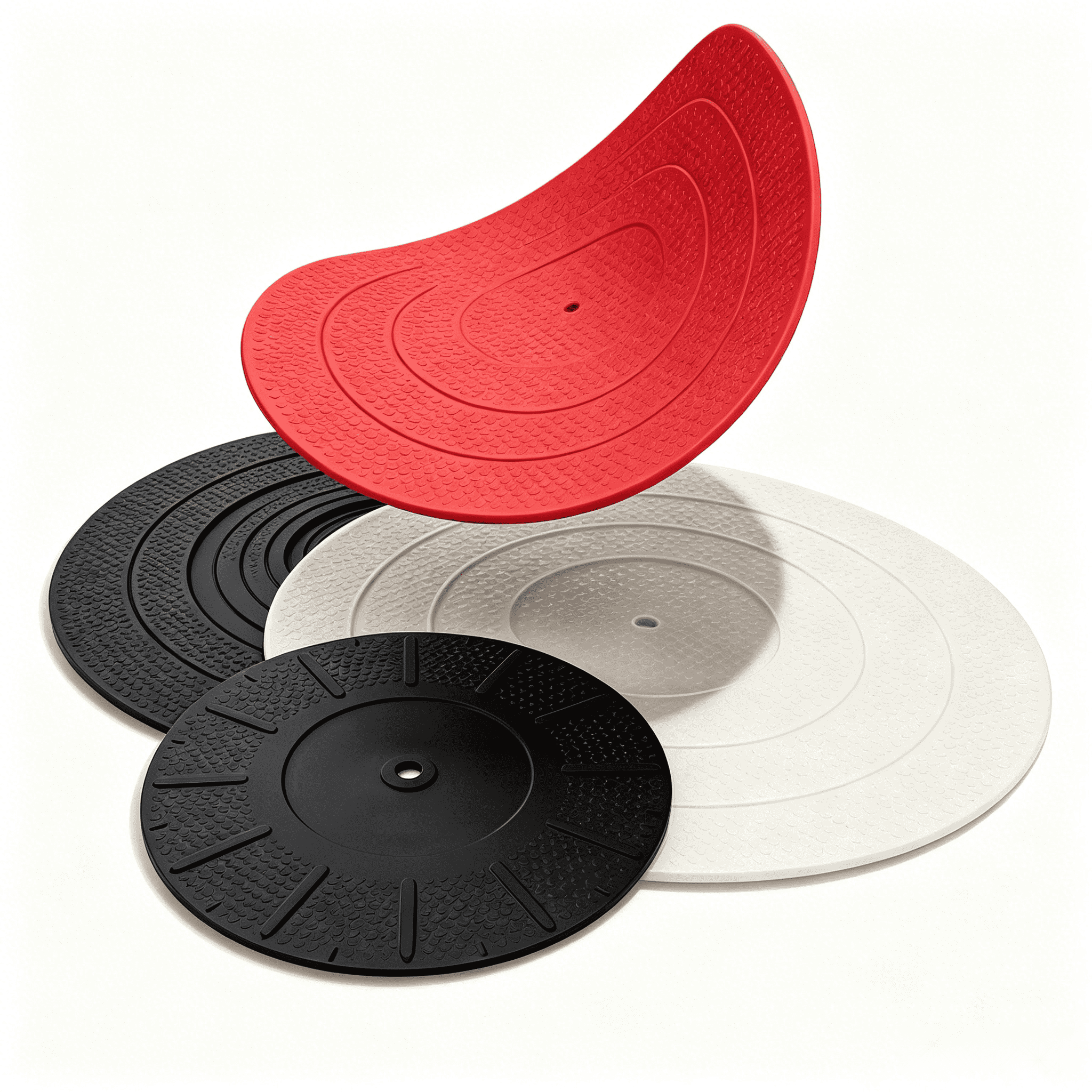 flexible stable silicone turntable mat design
