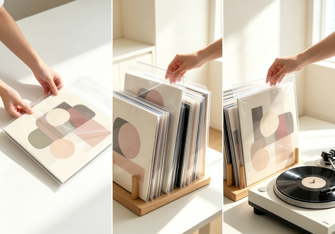 How to use clear vinyl record outer sleeves