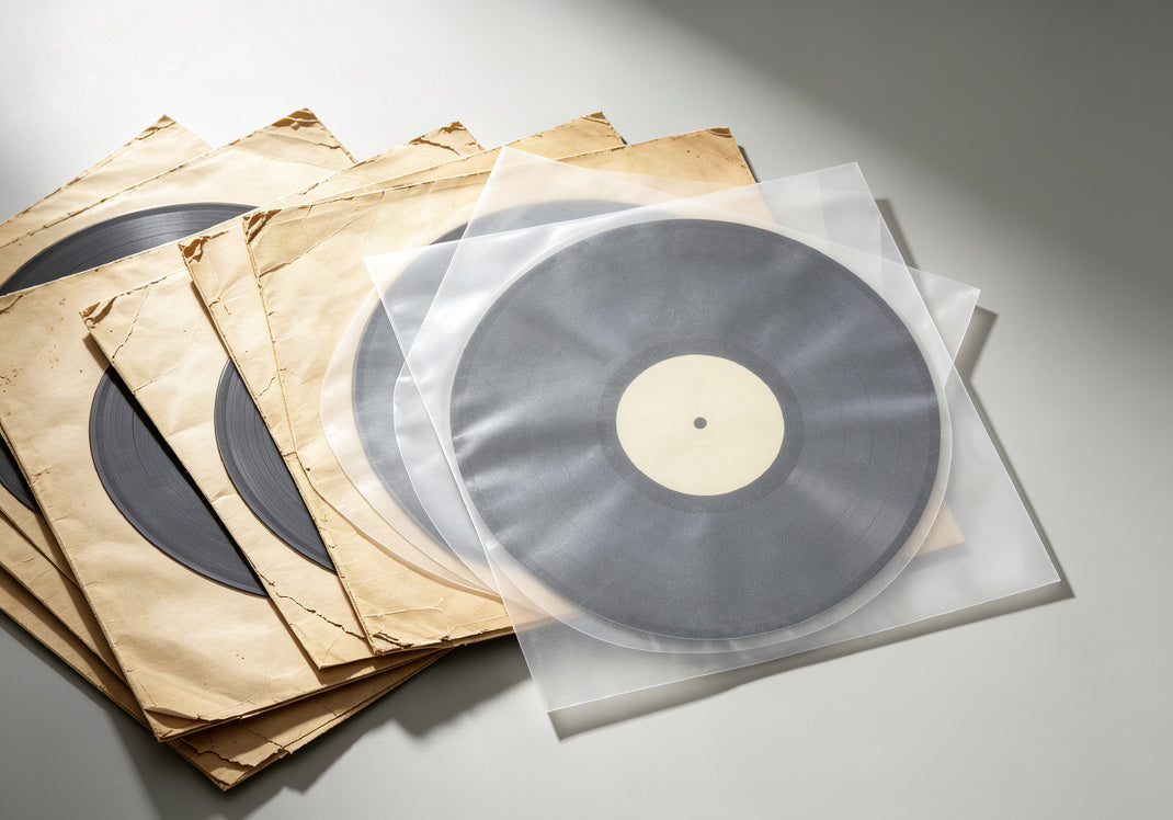 Signs to replace old vinyl record inner sleeves